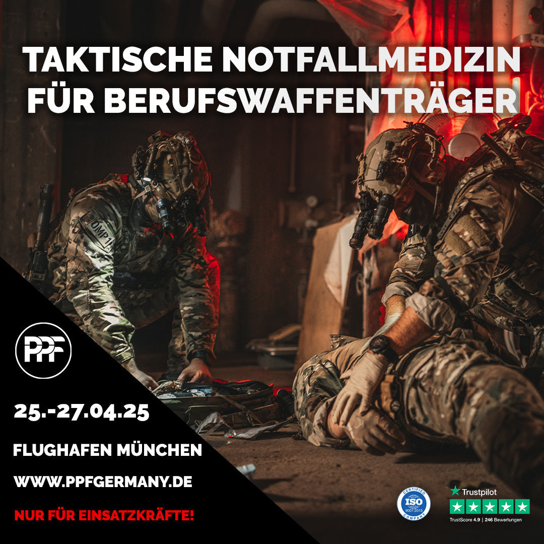 Taktische Notfallmedizin für Berufswaffenträger